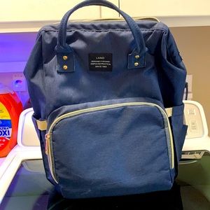 Navy blue diaper bag